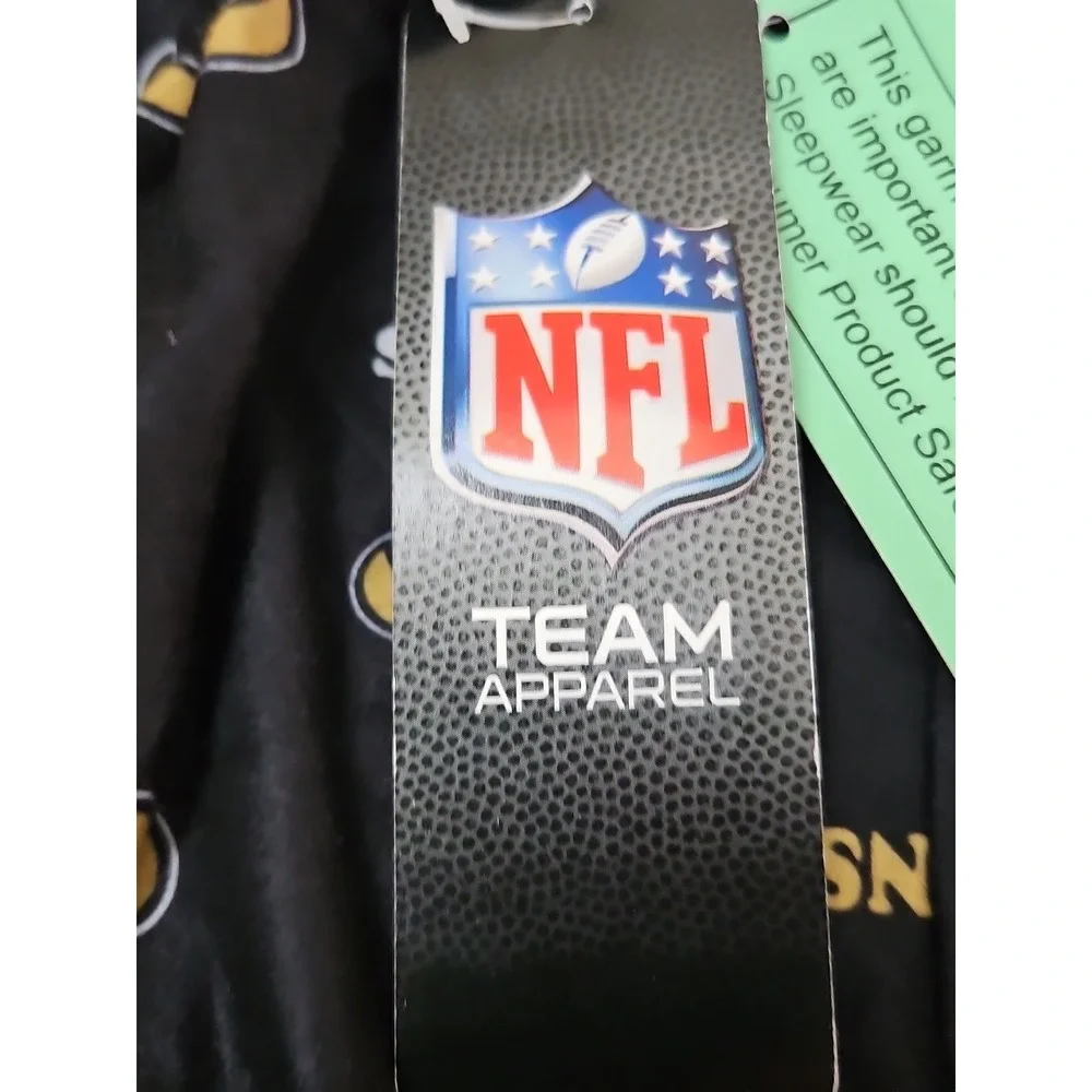 New Orleans Saints NFL Team Apparel YOUTH Pajamas Lounge Pants Small 8 KIDS NWT